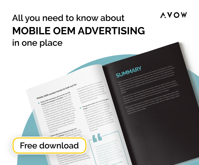 OEM advertising guide by AVOW