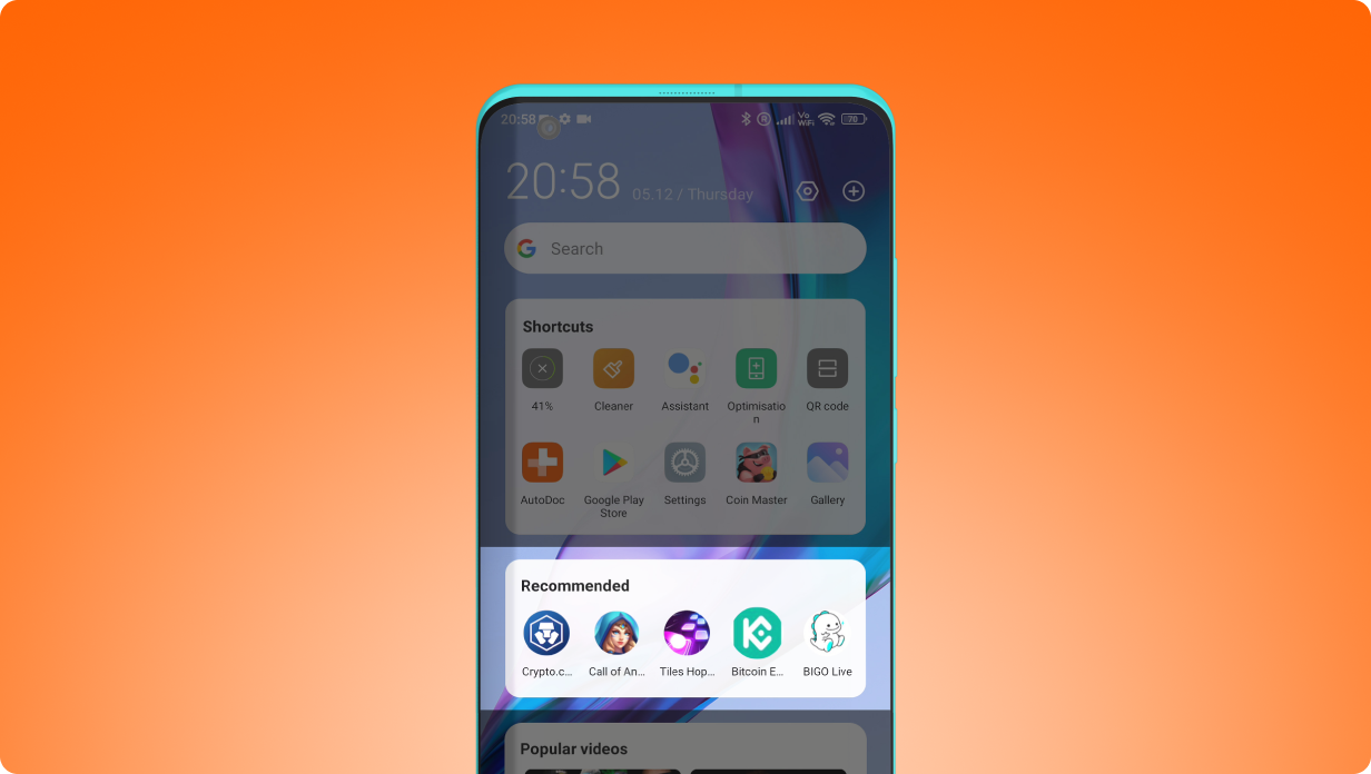 Xiaomi device samples, mobile OEM advertising