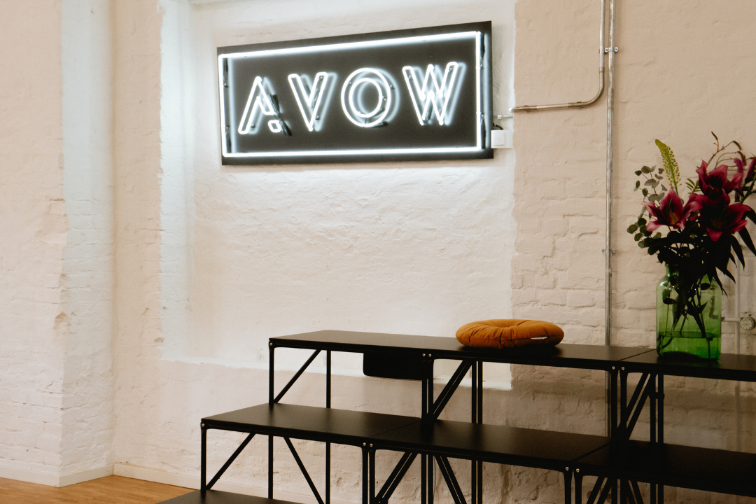 AVOW Office Sign