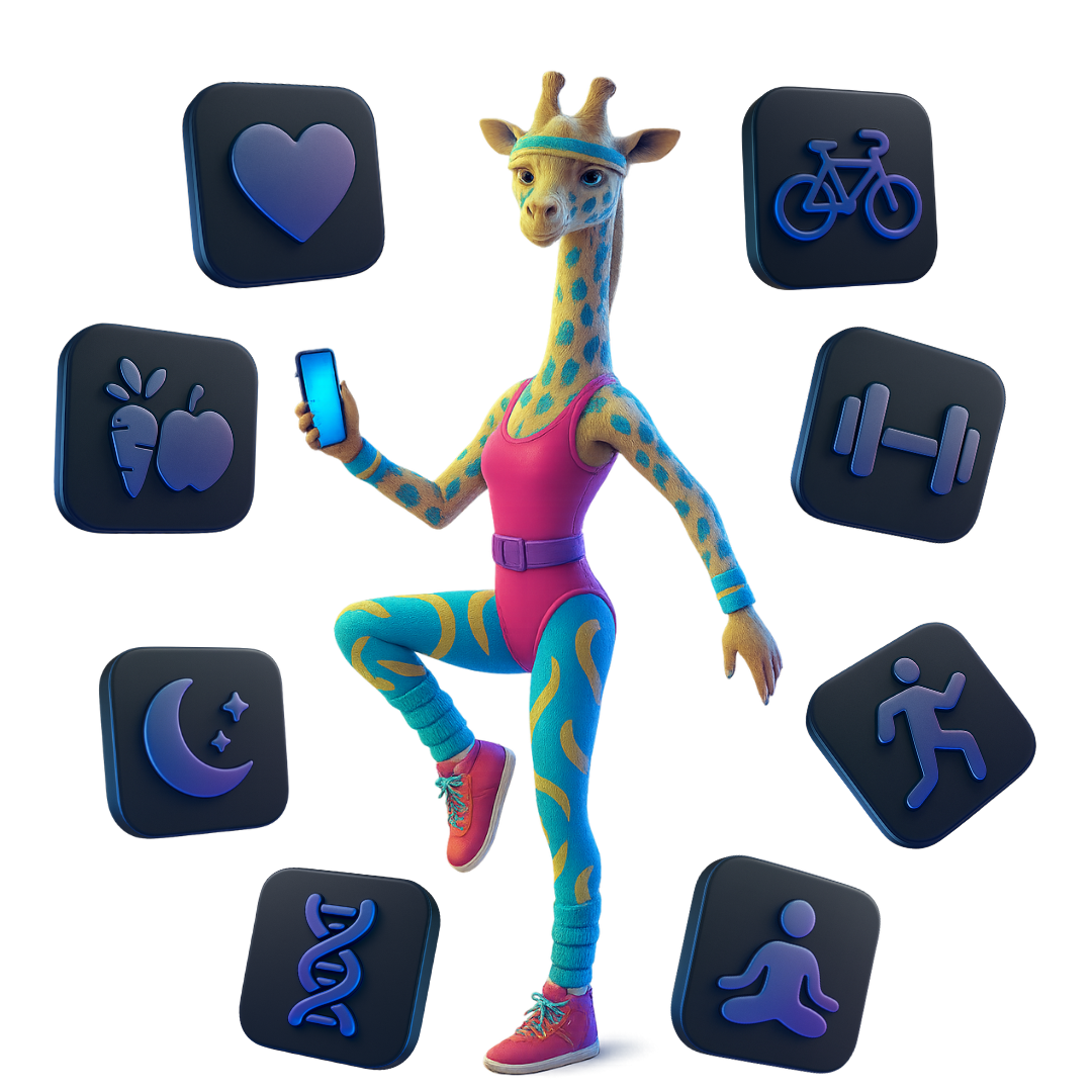 Health and fitness app advertising with AVOW