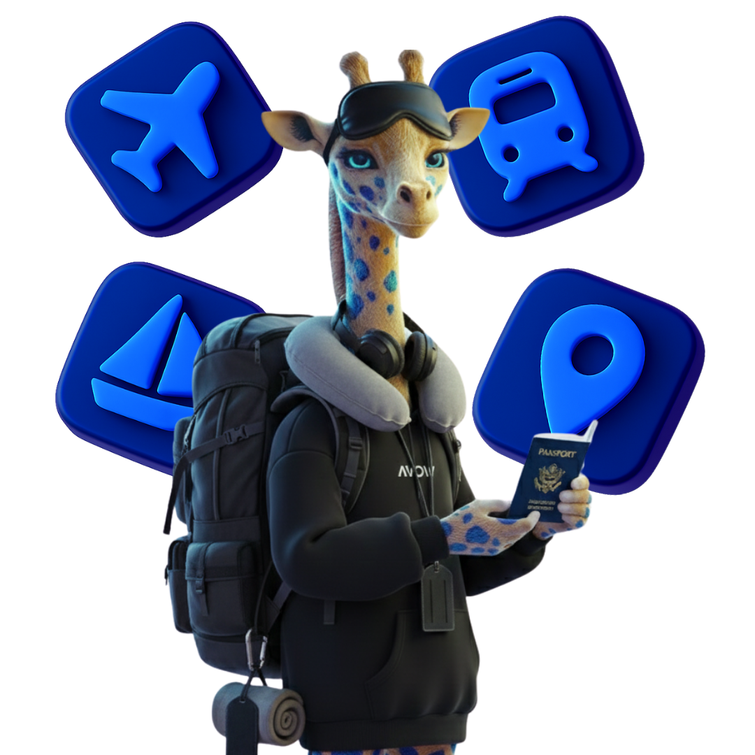 travel app advertising with AVOW